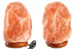 iMounTEK Natural Himalayan Crystal Rock Salt Lamp with Dimmer Switch & Wood Base - Second Medium