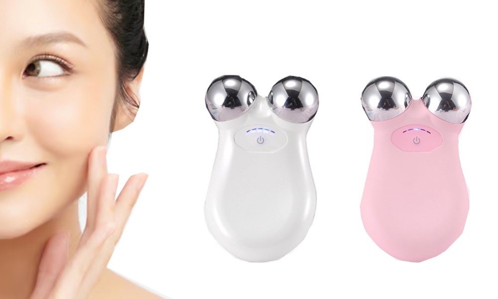 Appareil de massage et tonification du visage à microcourant