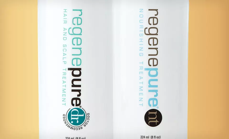$29.99 for RegenePure Hair Loss Shampoo Treatment Kit with RegenePure DR & RegenePure NT ($45 List Price). Free Shipping - Second Medium