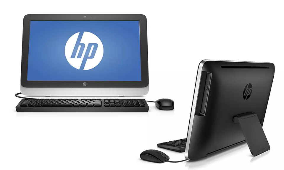 HP 19.45" All-in-One Desktop PC with AMD Processor, 4GB RAM, and 500GB Hard Drive (Refurbished) - Primary Image