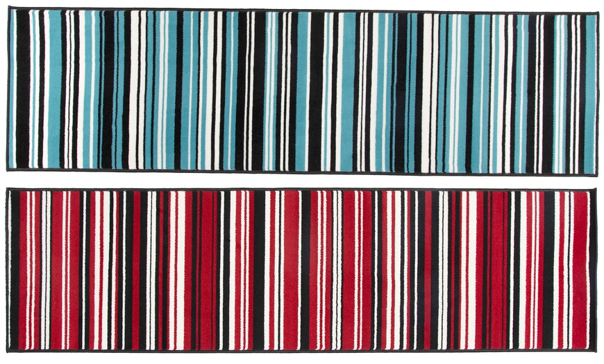 Image 1: Texas Modern Striped Runner