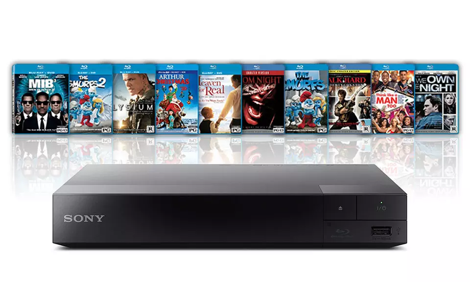 Sony Blu-ray Disc Player with Super Wi-Fi and Your Choice of 10 Movies on Blu-ray - Primary Image