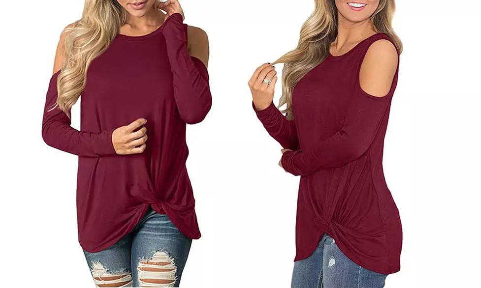 Leo Rosi Women's Cold Shoulder Sofia Top - Second Medium