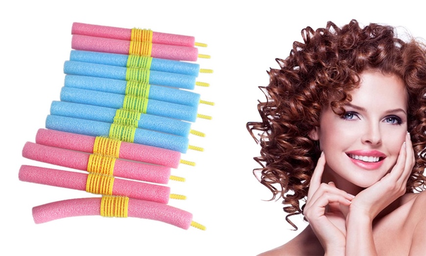 Image 1: Magic Hair Curlers Set