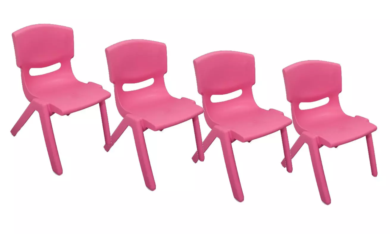 1, 2 o 4 sedie colorata per bambini