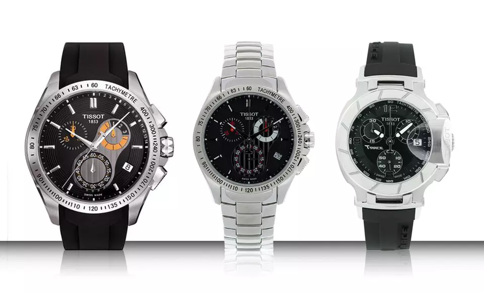 Tissot Men’s Watch. Multiple Designs Available from $269.99-$349.99. Free Shipping. - Primary Image
