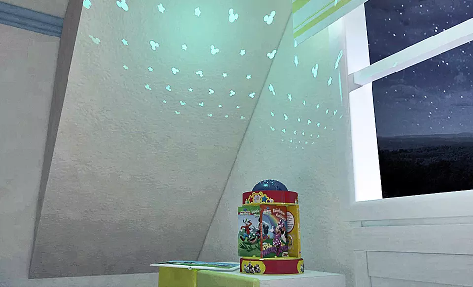 Disney Mickey Mouse Clubhouse Musical Nightlight Carousel and 5-Book Collection - Second Medium