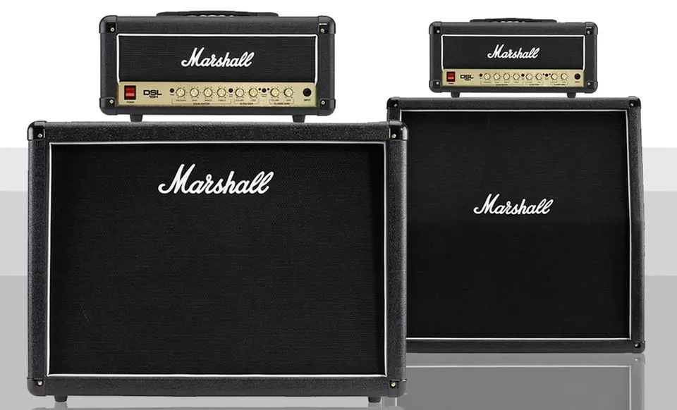 Marshall Guitar-Amp Combo with 15-Watt Head and Speaker Cabinet. Multiple Combos from $999.99–$1,999.99. - Primary Image