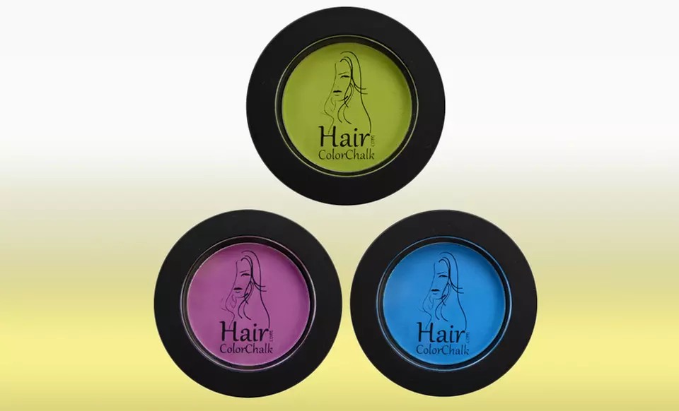 $11.99 for a Three-Pack of Hair Color Chalk ($48 List Price). Multiple Options Available. Free Returns. - Second Medium