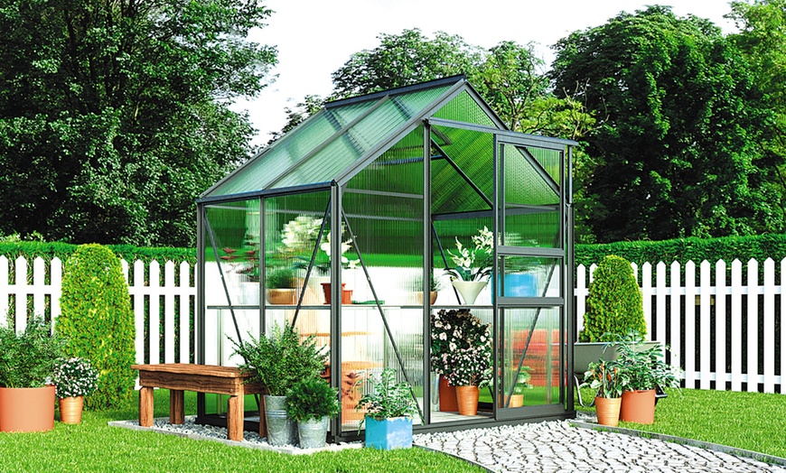 Image 4: Garden Grow Aluminium Frame Greenhouses