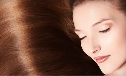Keratin Straightening Treatment or a Women’s Haircut with Full Highlights at Salon de Vive (Up to 56% Off) - Primary Image
