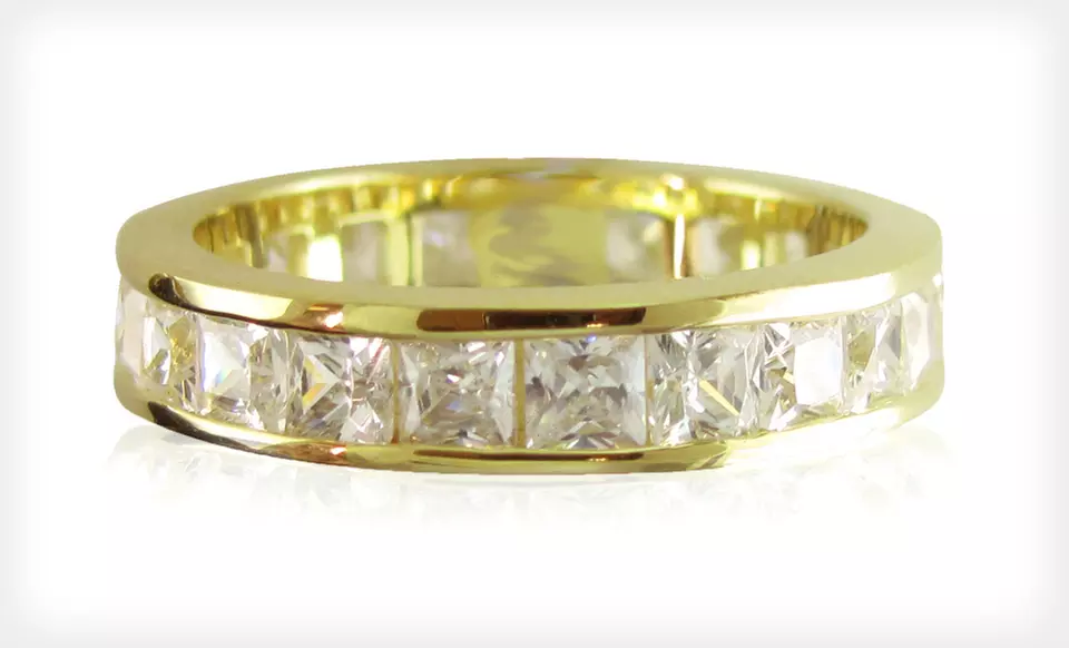 Cubic-Zirconia Bands and Rings (Up to 81% Off). Five Options Available. Free Shipping and Free Returns. - Second Medium