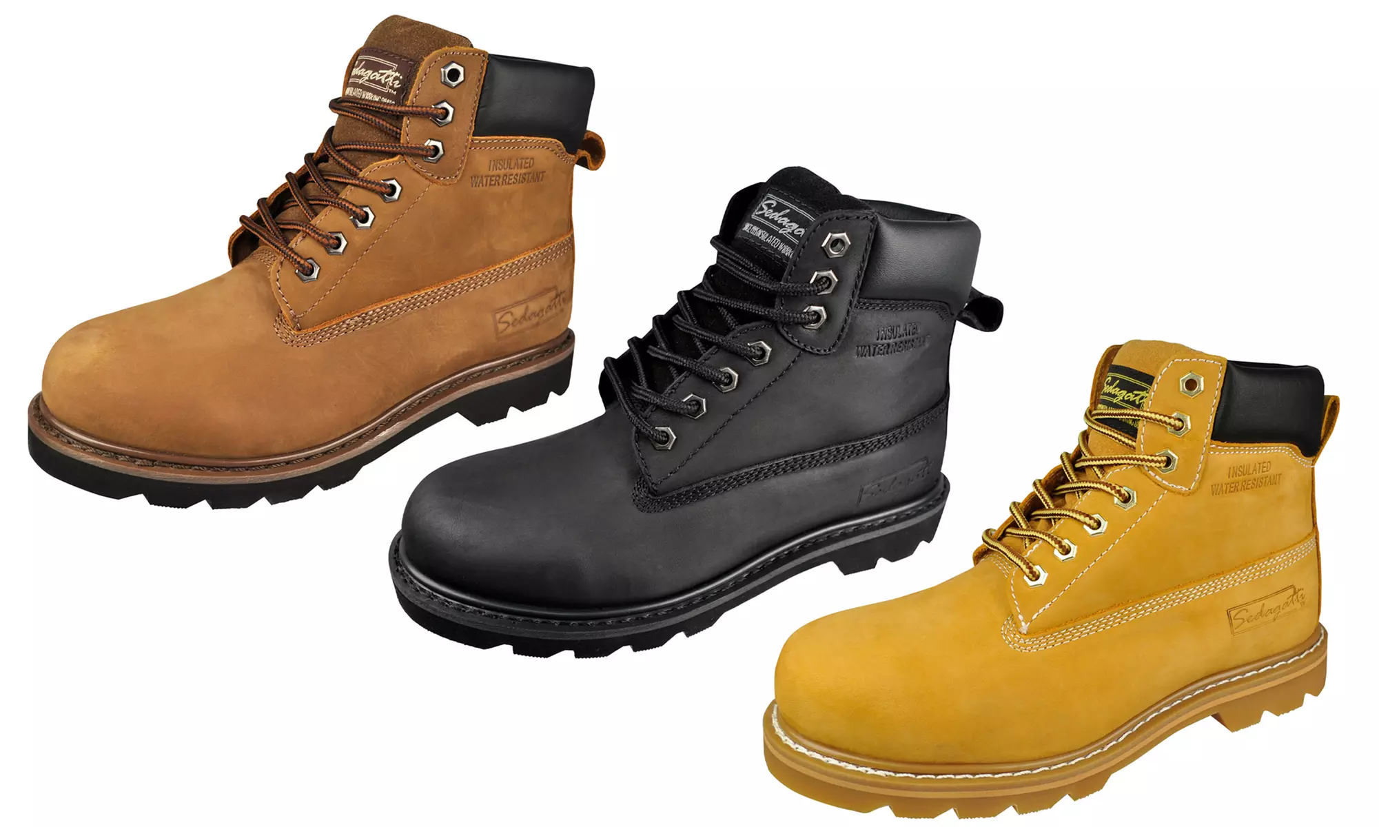 Sedagatti Explorer Men's Suede Leather Hiking and Trekking Boots - Primary Image