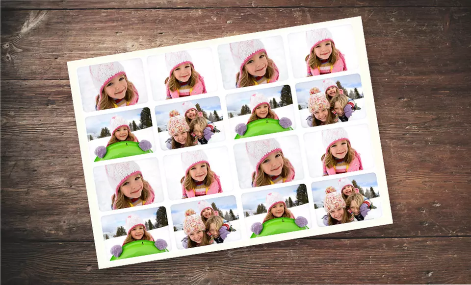$10 for Five Sheets of Custom Photo Stickers from Smile Books ($19.95 List Price) - Primary Image