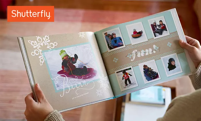 8x8 or 8x11 Custom Photo Book from Shutterfly (Up to 67% Off) - Primary Image