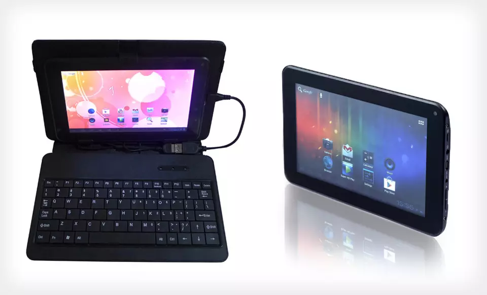 $79.99 for a Double Power D7015K 7" Tablet with Leather Keyboard Case ($139.98 List Price). Free Shipping and Returns. - Primary Image