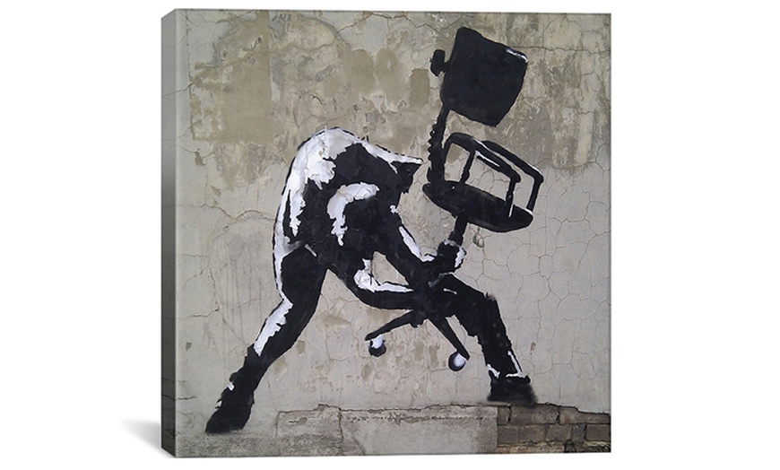 Image 56: Banksy Canvas Print