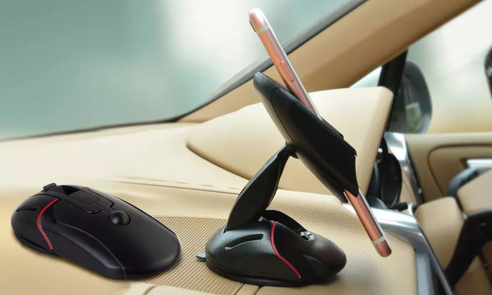 1 à 2 support(s) voiture intelligent rétractable(s), pare-brise ou tableau de bord, compatible(s) smartphones - Primary Image