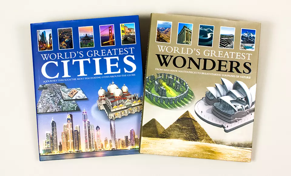 World's Greatest Wonders and World's Greatest Cities Book Bundle - Primary Image
