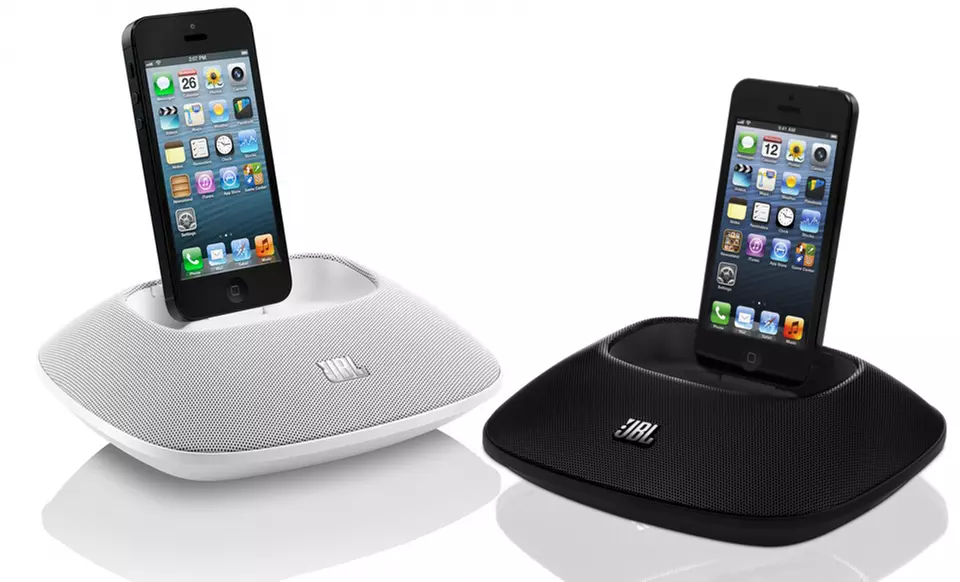 JBL OnBeat Micro Speaker Dock for iPhone and iPod in Black or White. Free Returns. - Primary Image