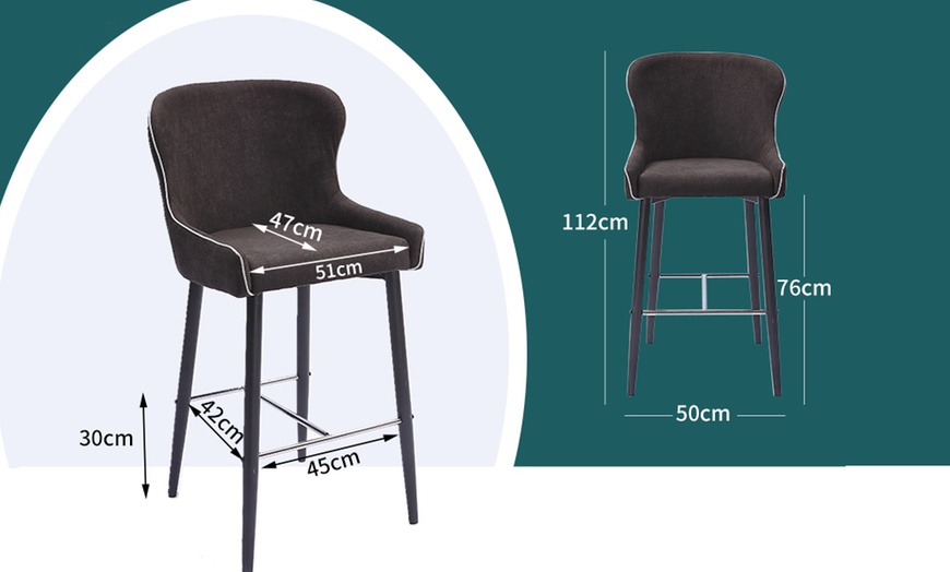 Image 11: Set of Two Bar Stools