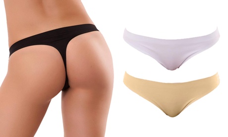 Pack de 12 strings basiques en coton
