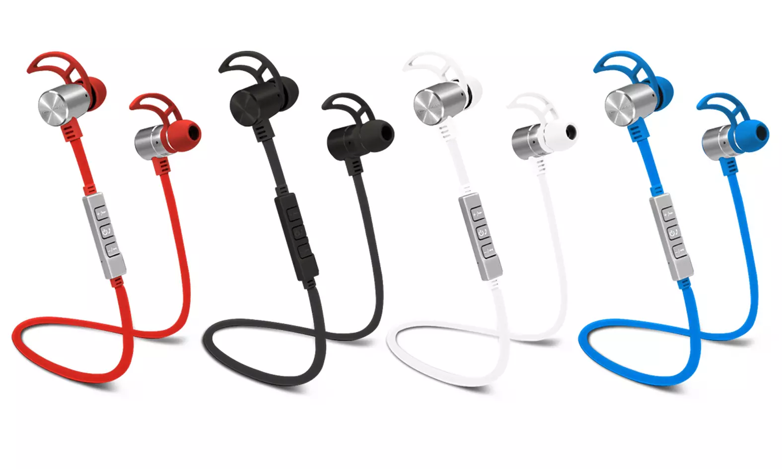 POM Gear Pro2Go ONE Wireless Bluetooth 4.1 Noise-Canceling Sweat-Proof Earbuds - Primary Image