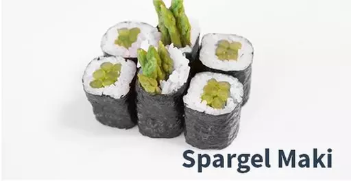 Sushi-Platte mit Vorspeise