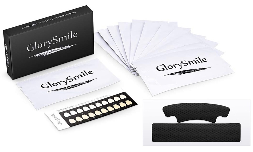 Image 1: Charcoal Teeth Whitening Strips