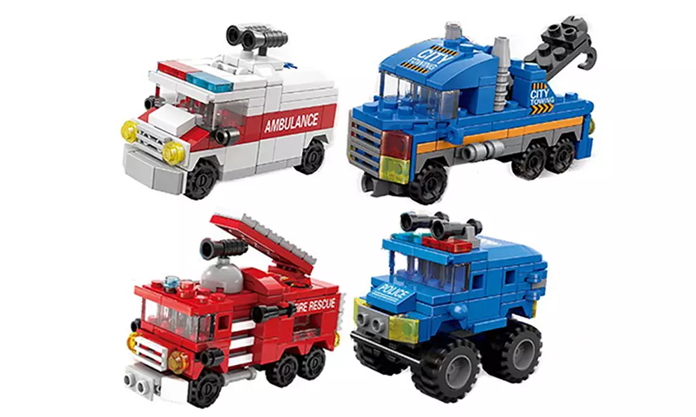 1x, 2x oder 4x Mini-Bausteine