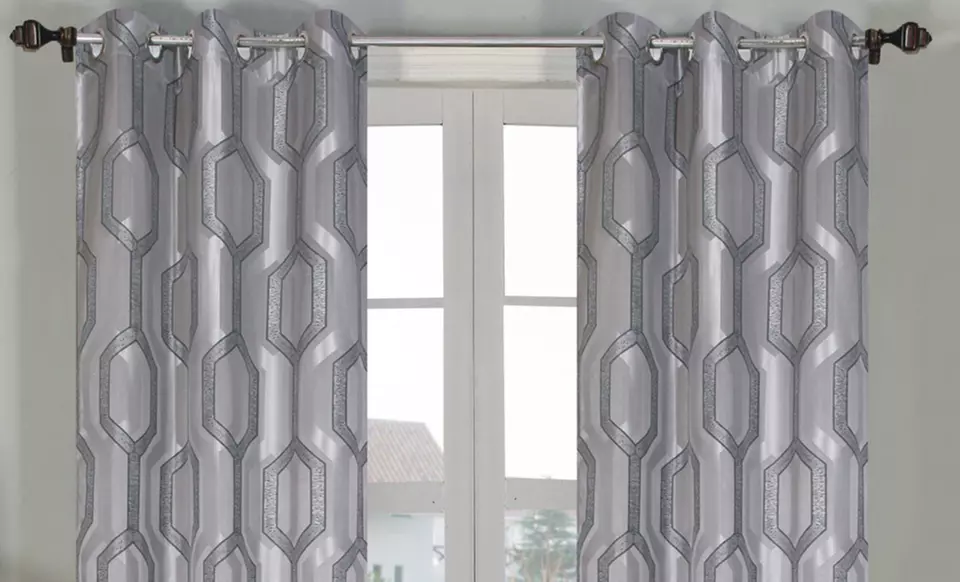 $11.99 for a Grommeted or Rod Pocket Window Panel Set ($32.50 List Price). 17 Styles Available. Free Returns. - Second Medium