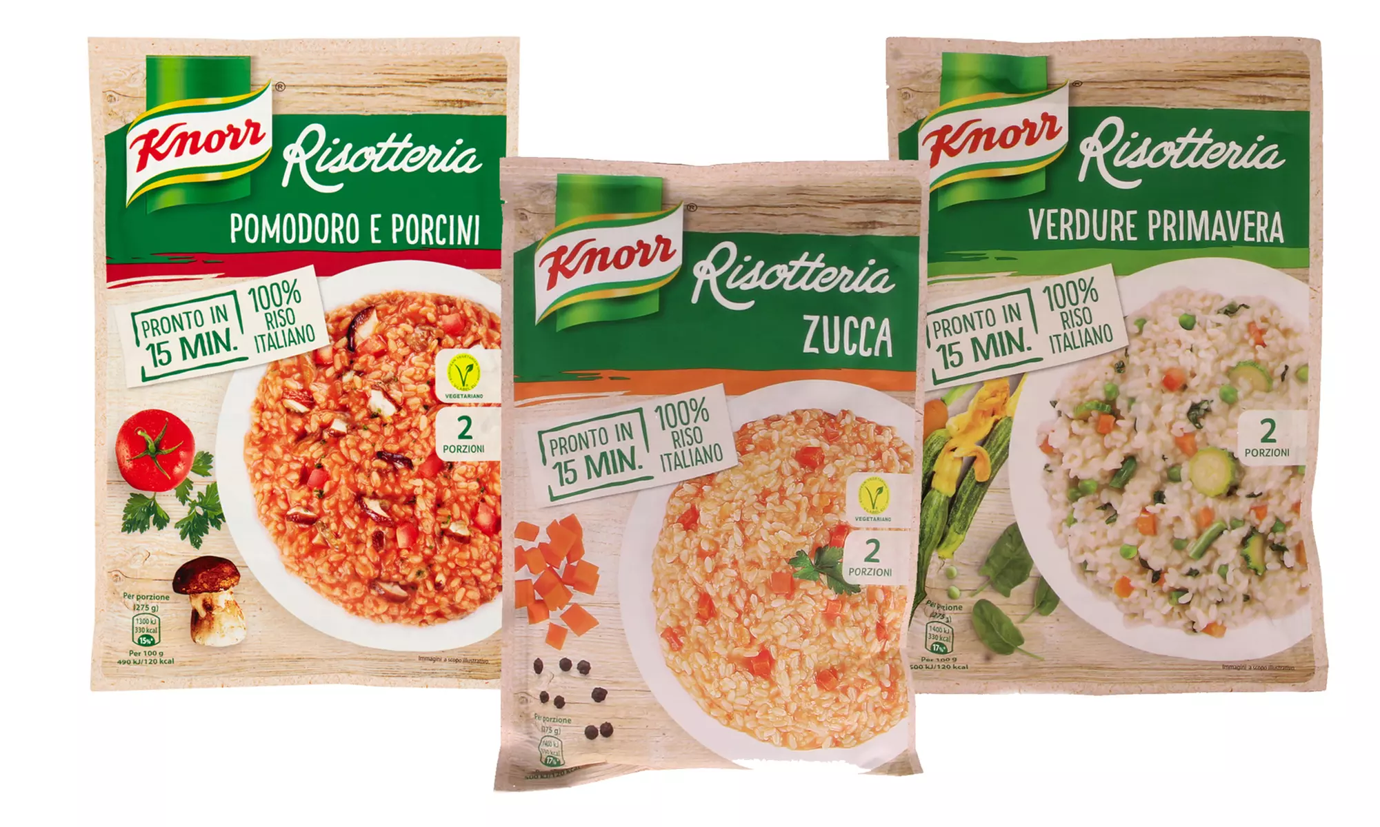 15 confezioni di risotti Knorr da 175 g, pronti in 15 minuti disponibili in vari gusti - Primary Image