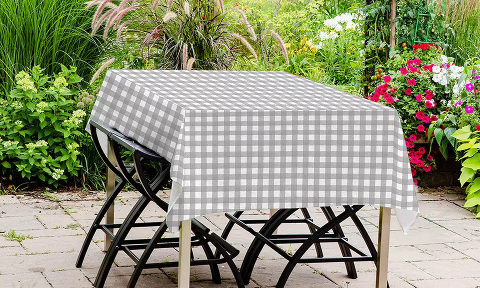 Tischdecke aus gewachstem PVC