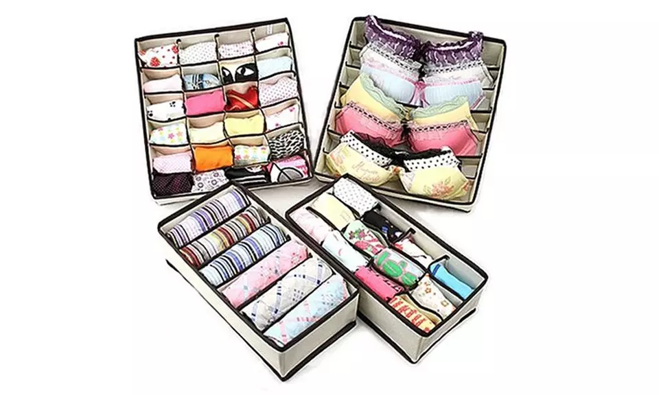 Sorbus Foldable Drawer Dividers (4-Piece) - Primary Image
