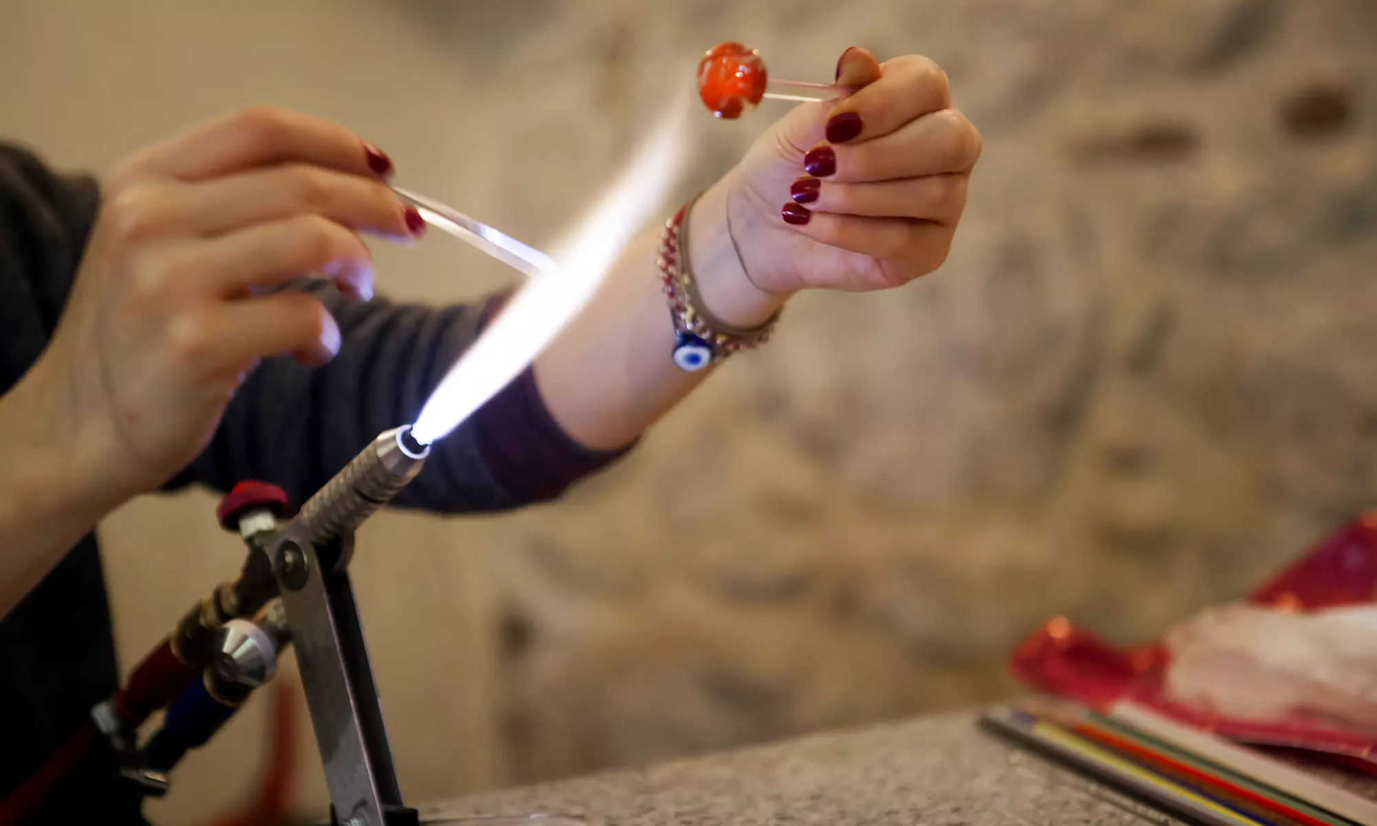 Craft a Glass Pendant with an Expert Glassblower - Primary Image
