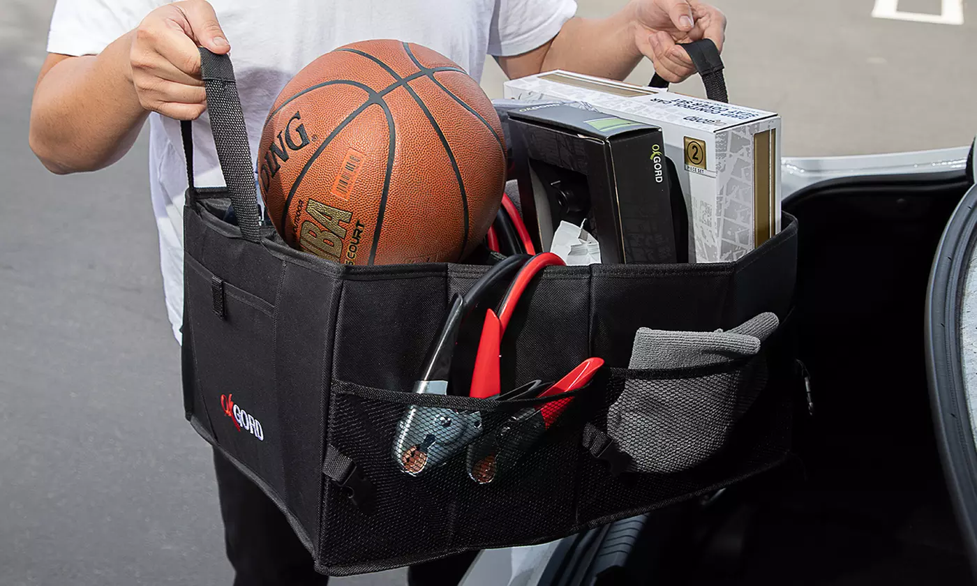 Trunk Cargo Organizer Heavy-Duty Folding Tray - Second Medium