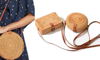 Hand-Woven Rattan Bags