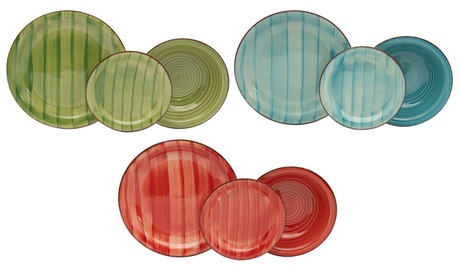 Servizio da 18 piatti Kepos Casa Collection disponibile in 3 colori