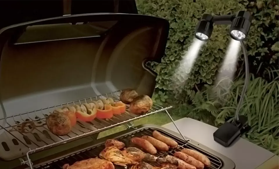 Adjustable LED BBQ Grill Light - Primary Image
