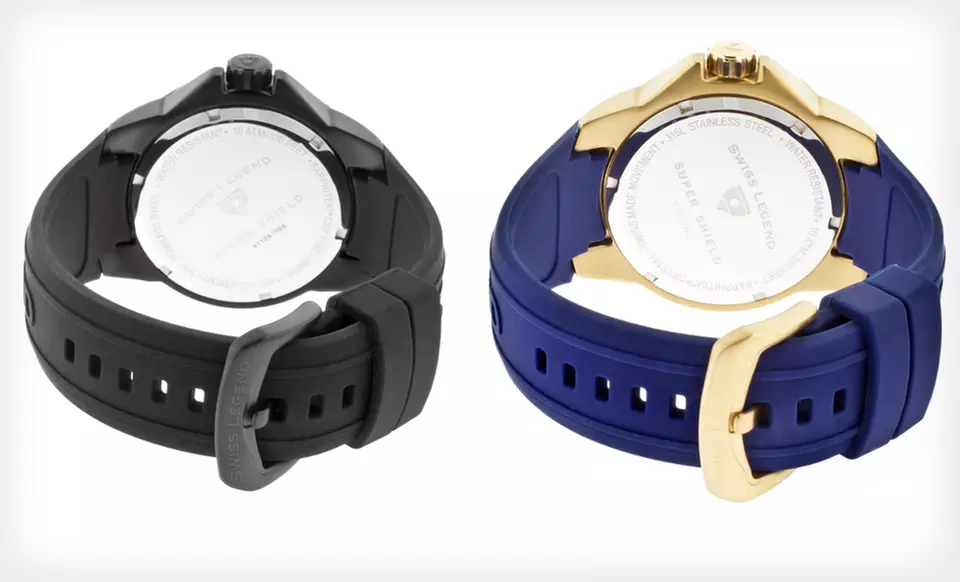 Swiss Legend Men's Super Shield Watches (Up to 92% Off). Multiple Styles Available. Free Shipping and Returns. - Second Medium