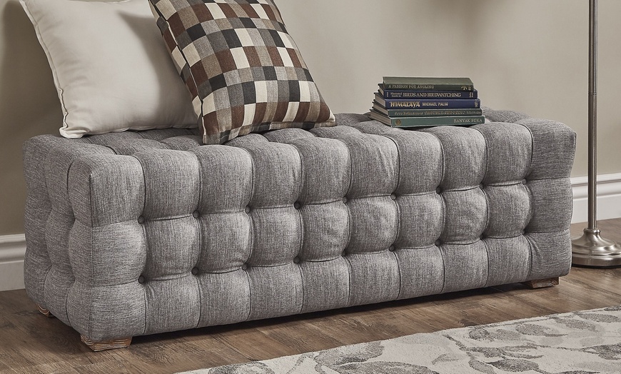 Image 3: Tufted Ottoman