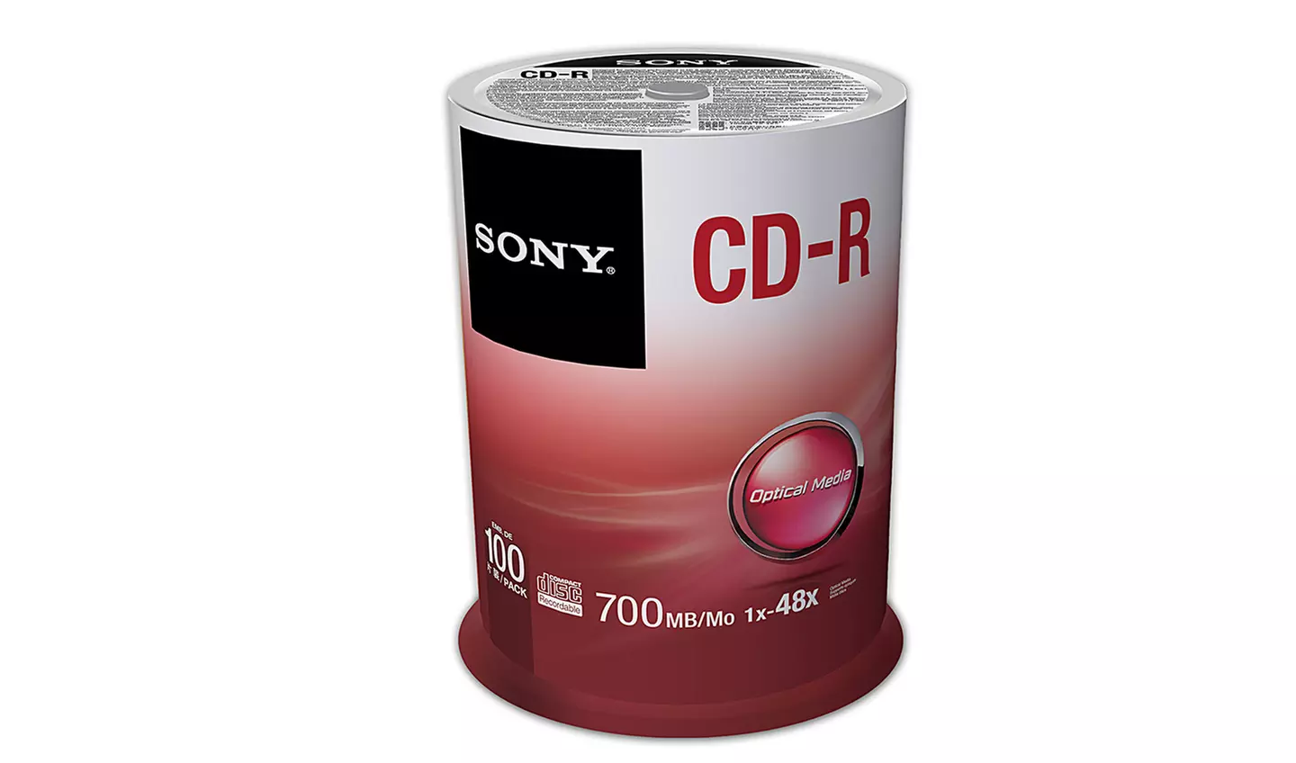 50- or 100-Pack of Sony CD-R Recordable Discs from $12.99–$22.99 - Second Medium