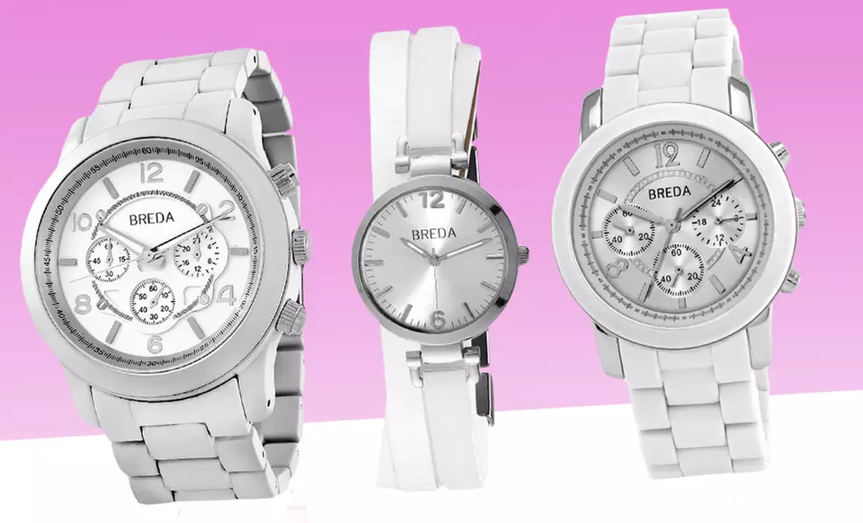 Breda Women's White Watches. Multiple Styles from $19.99 to $24.99. - Primary Image