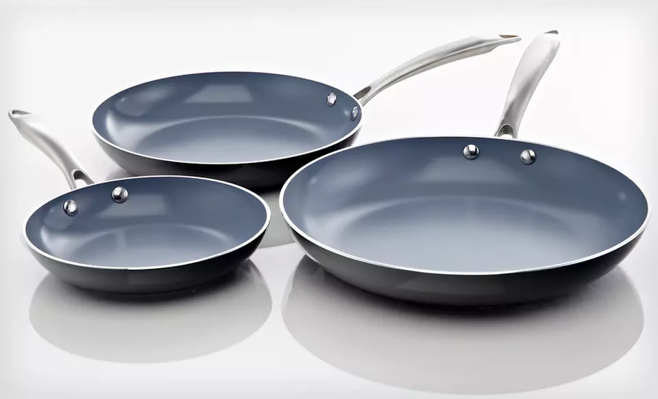 Eco Life 12-Inch Frying Pan or 8- and 10-Inch Two-Pack of Frying Pans (Up to 53% Off). Free Shipping and Free Returns. - Primary Image