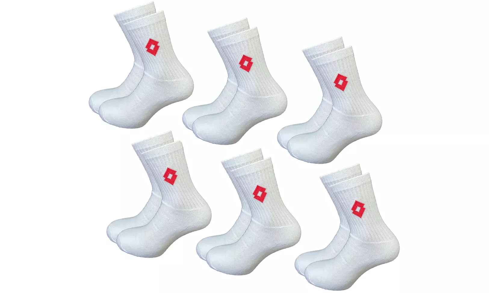 6, 12 o 15 paia di calzini sportivi Sergio Tacchini o Lotto