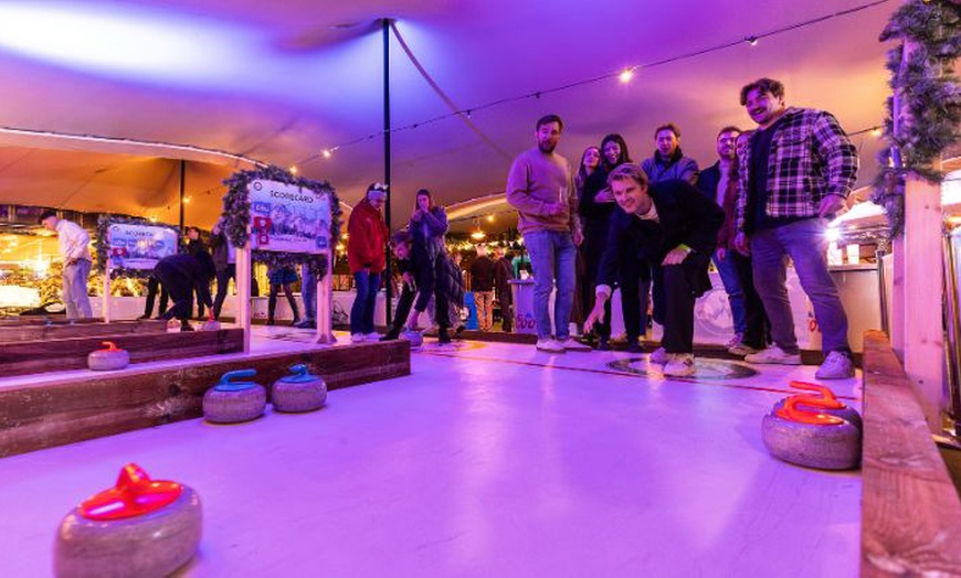 Image 18: 30-Min for 2–4 or 60-Min for 8–10 People Curling at Southbank Centre