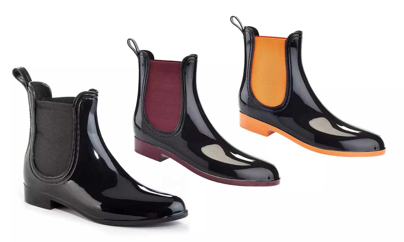 Henry Ferrera Women's Above-Ankle Chelsea Rain Boots - Primary Image