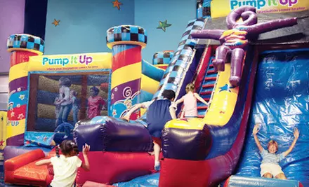 $12 for Three Pop-In Bounce Sessions at Pump it Up – Cincinnati ($24 Value) - Primary Image