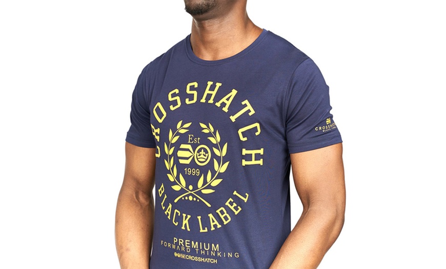 Image 6: Crosshatch Men's Cotton T-Shirt