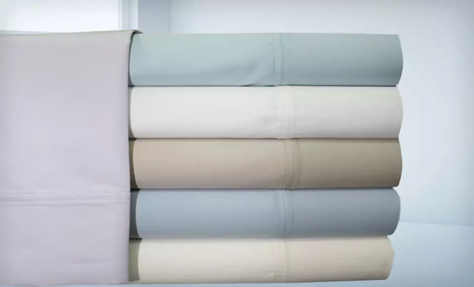 $59 for 600-TC Egyptian-Cotton Sheet Set (Up to $190 List Price). Multiple Options Available. Free Shipping and Returns. - Primary Image